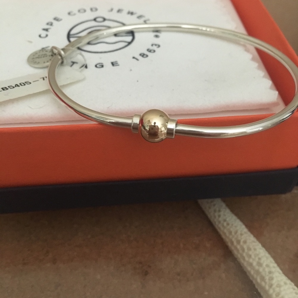 Cape Cod Bracelet sterling silver & 14k - NWT